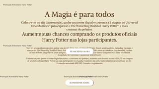 Ganhe Um Pster Exclusivo Do  Harry Potter